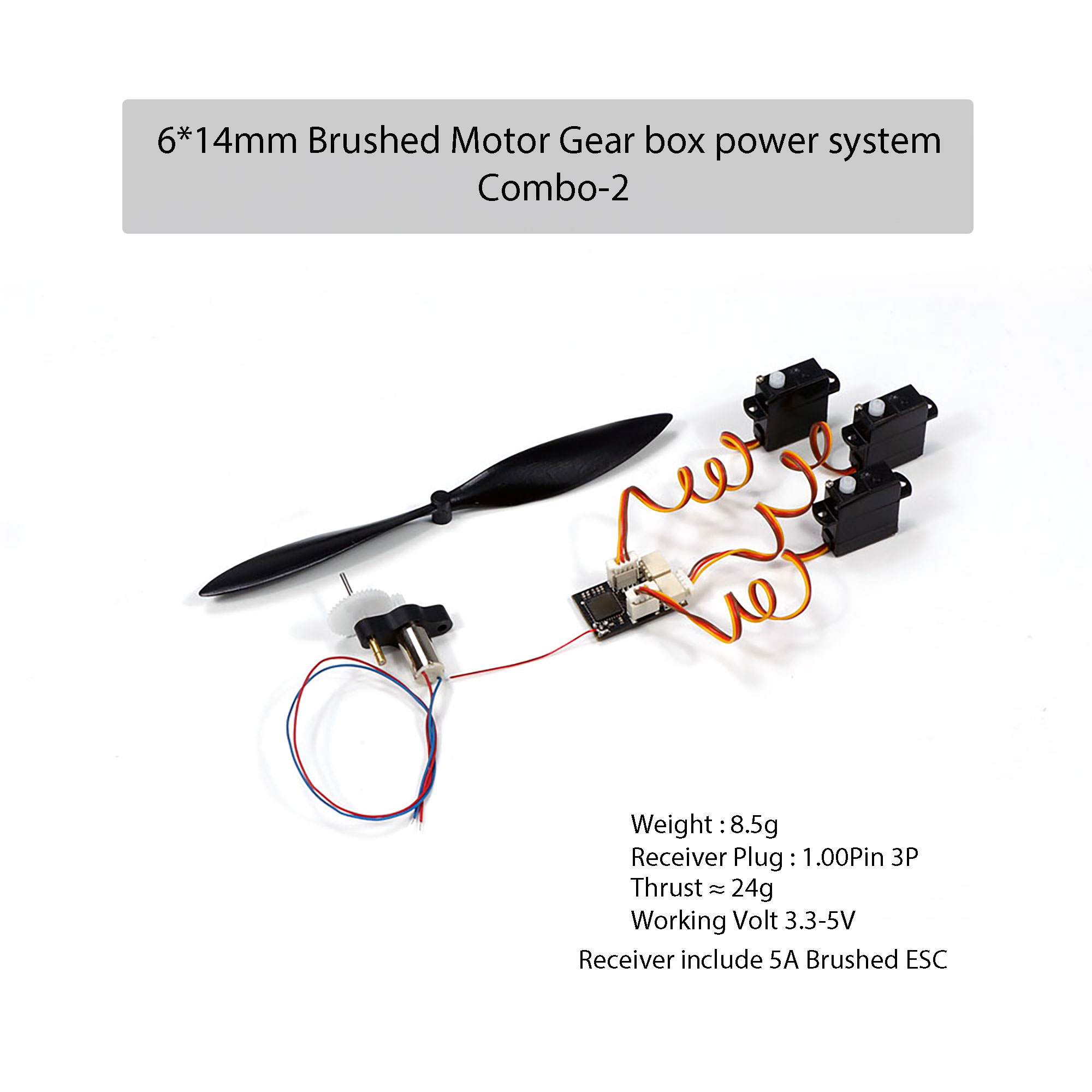 Combo de Motor AEORC 6x14 con  - Brushless Motor Thrust Test Stand reseña y precio