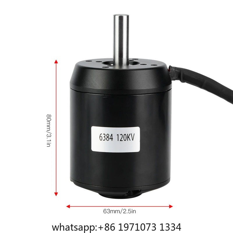 Motor BLDC Outrunner Sin Escob - 6384 Brushless Motor Sensored reseña y precio